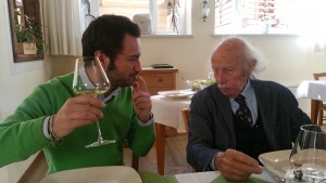 Alessandro Maurilli e Gianfranco Chiomenti, due colleghi e amanti di grappa. Ascoltare Gianfranco che racconta la grappa è una vera esperienza e fortuna.