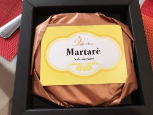 Martarè is a unique chocolate cake of Osteria dell'Ortolano