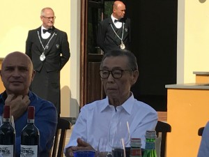 Il Sig. Hideyuki Miyakawa alla presentazione della nuova Riserva Montecristo 2015 Riserva Suvereto DOCG
