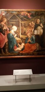 Natività con san Giorgio e san Vincenzo Ferrer 