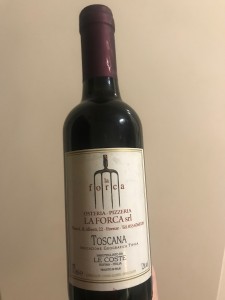 Il vino prodotto da Ristorante La Forca 